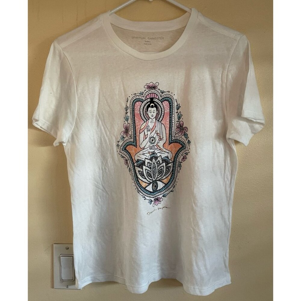 SPIRITUAL GANGSTER WHITE SZ SMALL